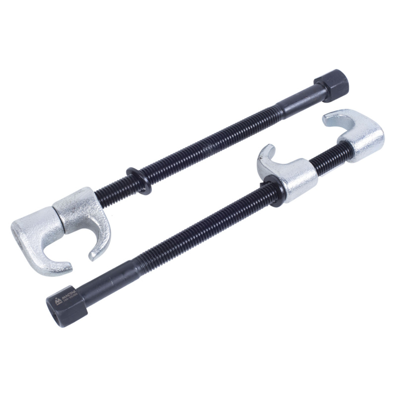 МАСТАК Стяжка амортизаторных пружин, 300 мм, кованная, одинарный крюк, 2 предмета 100-05300