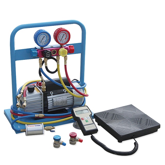 Комплект для заправки кондиционеров, compact  AC-2015