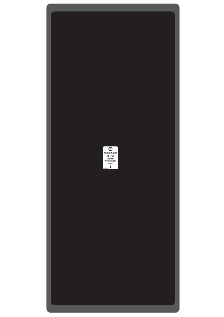 Пластырь R-56 270х720 (1шт/7) 