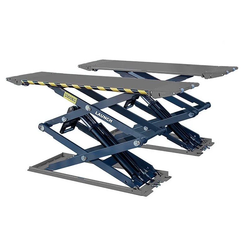 Напольный слесарный ножничный подъемник Launch TLT-635AF (серый) GL01947-G