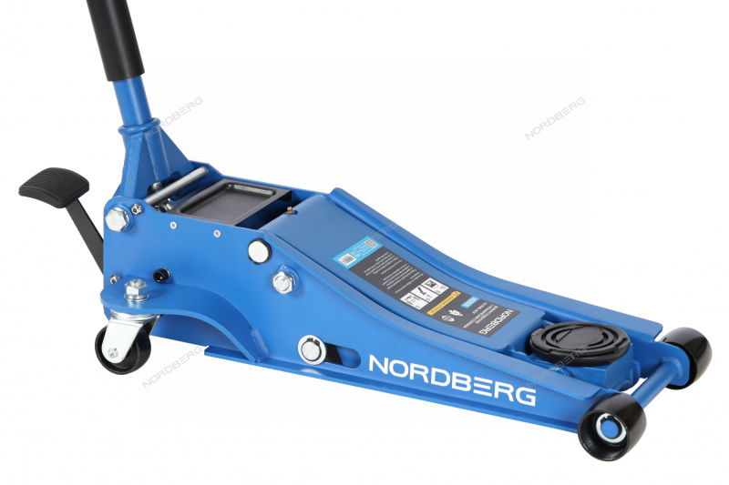 Домкрат подкатной с механическим стопором, 3 т NORDBERG N3203L