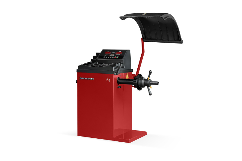 Станок балансировочный 220В, RAL3020 КРАСНЫЙ ROSSVIK VT-64