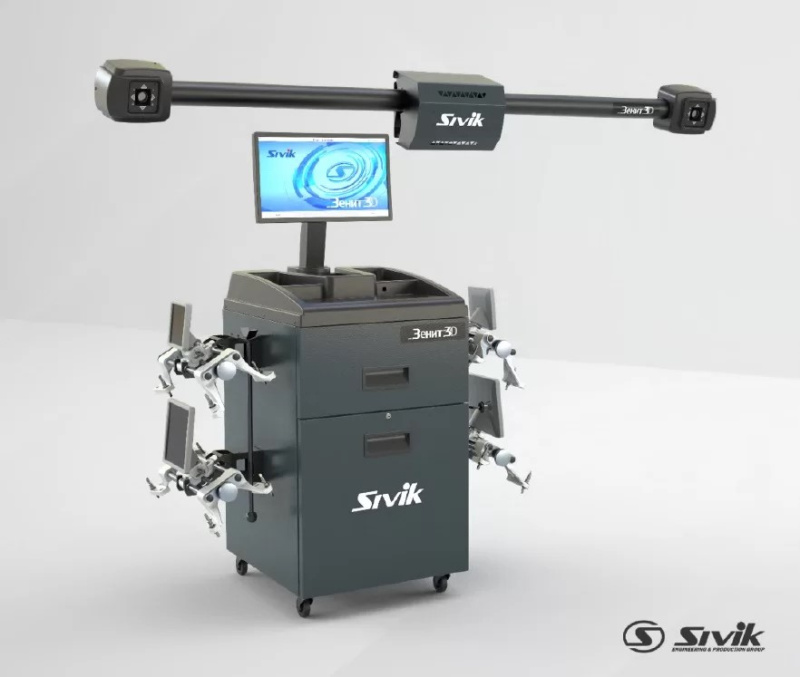 Стенд регулировки развала схождения Зенит-3D SIVIK С2КС