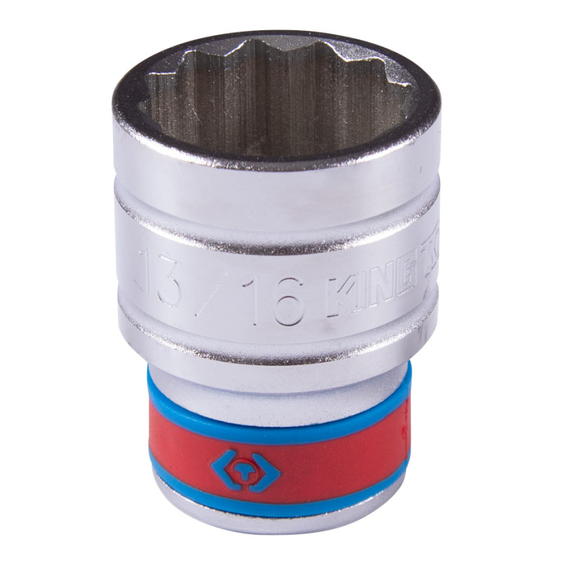 KING TONY Головка торцевая стандартная двенадцатигранная 1/2", 13/16", дюймовая 433026S