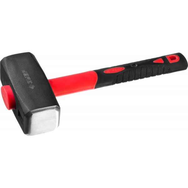 Кувалда 2 кг, кованая, с фибергласовой рукояткой "ЗУБР" Мастер 20111-2