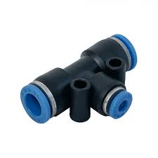 Пневмофитинг T-образный тройник NBPT PUT 6мм PBT-пластик