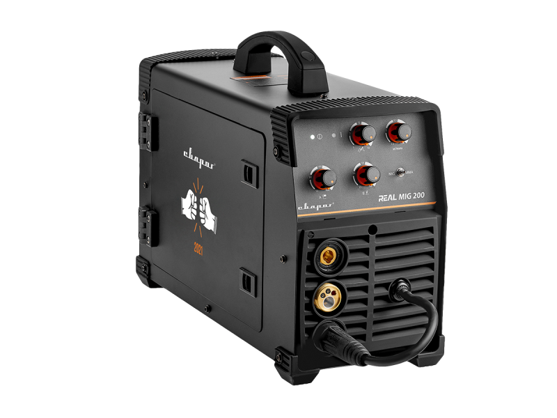 Сварочный аппарат полуавтомат СВАРОГ REAL MIG 200 (N24002N) Black (маска+краги)