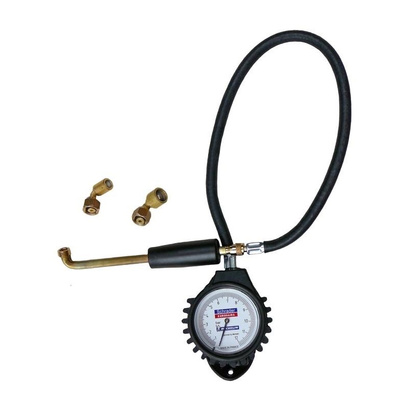 Манометр "Michelin"с двойным наконечником 12 Bar 38-038