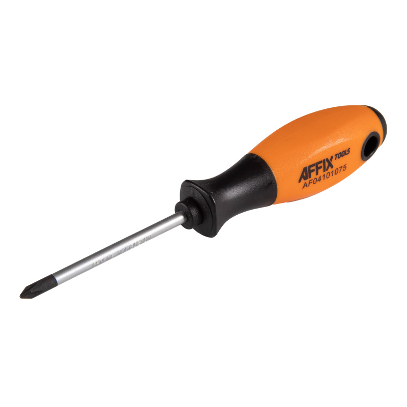 AFFIX Отвертка крестовая Phillips №1, 75 мм AF04101075