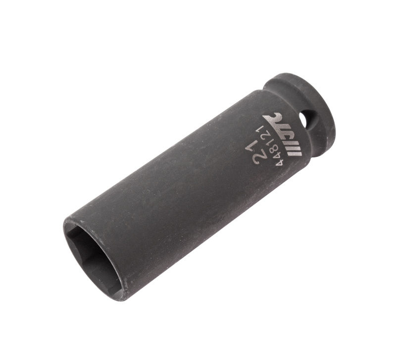 Головка торцевая 1/2" 21мм ударная тонкостенная глубокая L=82мм JTC-448121