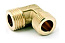 Уголок для компрессора резьба наружная   3/8" латунь 4303